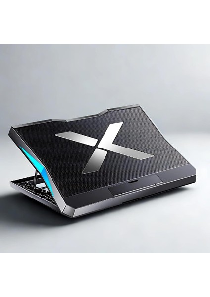 Ultra Sessiz 6 Fanlı Gaming Laptop Soğutucu, Süper Soğutucu LED Işıklı Dayanıklı Laptop Standı