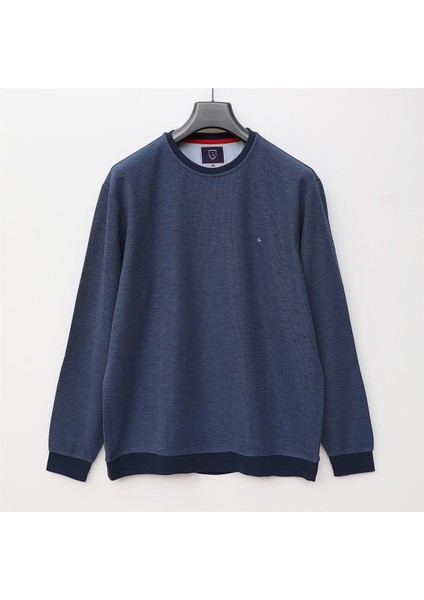 Erkek Uzun Kol Ince Sweatshirt - CZT-130 - Mavi - Marine fiyatları