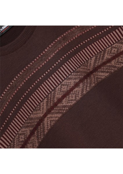 Erkek Uzun Kol Ince Sweatshirt - 189406 - Kahverengi fiyatları