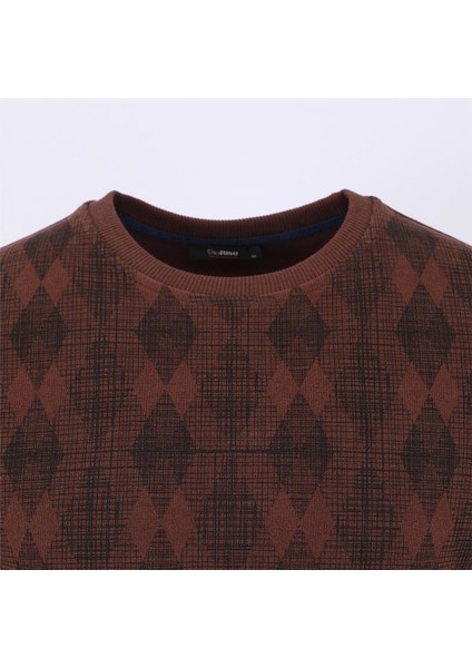 Erkek Uzun Kol Ince Tişört - PPS-3505 - Kahverengi modelleri