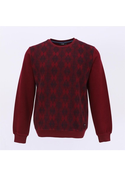 Erkek Uzun Kol Ince Tişört - PPS-3505 - Bordo