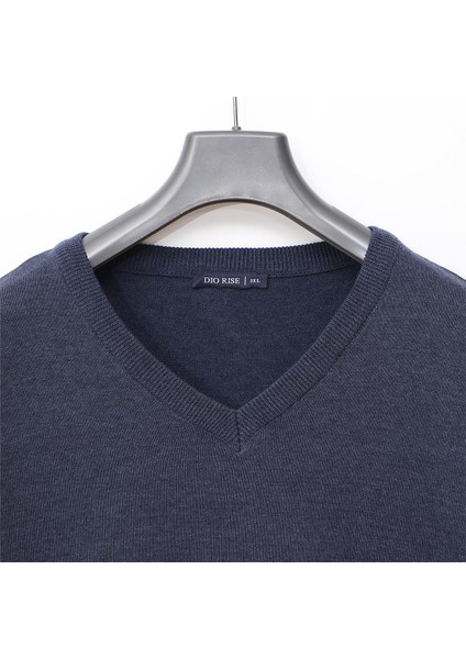 Erkek Uzun Kol Ince Sweatshirt - B180916 - Koyu Indigo Melanj fiyatları