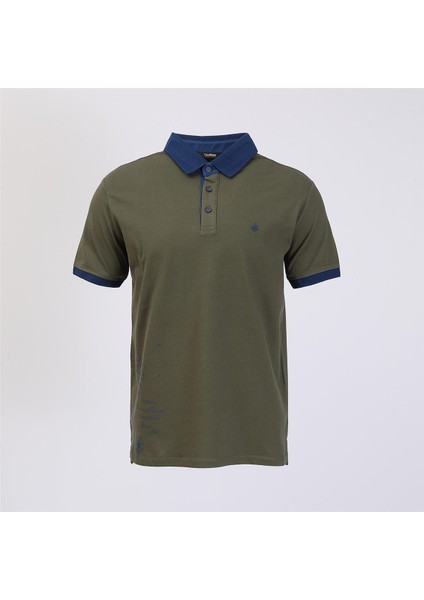 Erkek Kısa Kol Polo Yaka Tişört - PL-483 - Haki