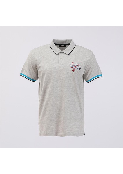 Erkek Kısa Kol Polo Yaka Tişört - PL-461 - Melanj