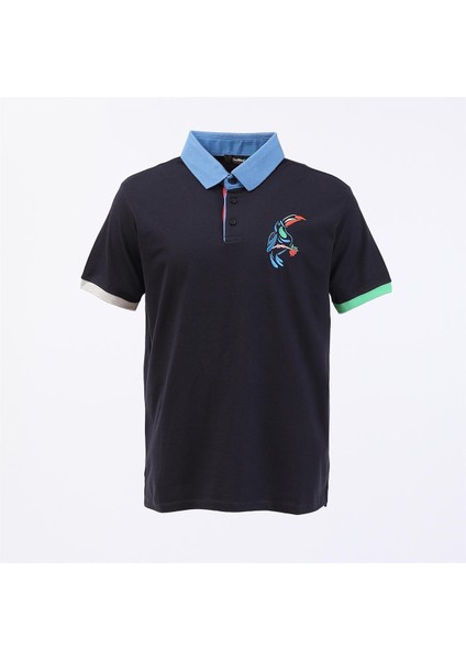 Erkek Kısa Kol Polo Yaka Tişört - PL-481 - Lacivert