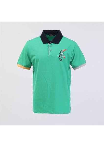 Erkek Kısa Kol Polo Yaka Tişört - PL-481 - Yeşil