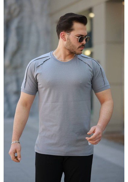 20/1 Pis Dikişli Bisiklet Yaka Tshirt