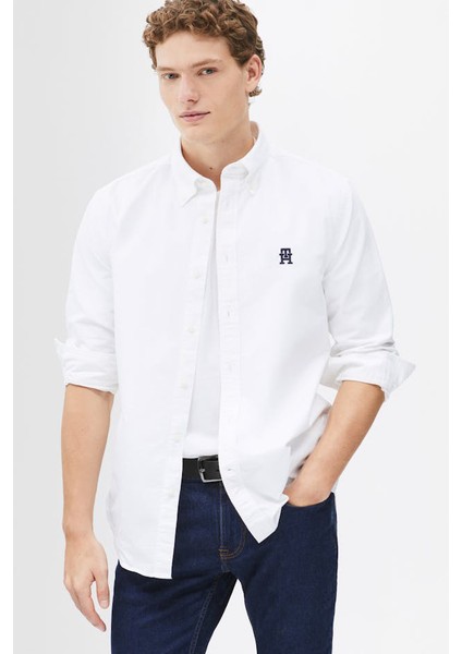 Erkek Th Heritage Oxford Gömlek - Beyaz