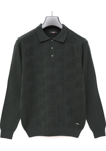 Erkek Triko Uzun Kol Ince Polo Yaka Sweatshirt - 189404 - Nefti fiyatları