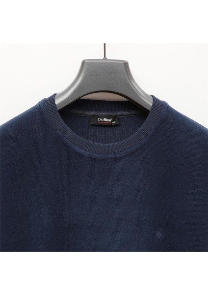 Erkek Triko Uzun Kol Ince Polo Yaka Sweatshirt - DS-3001 - Marine fiyatları