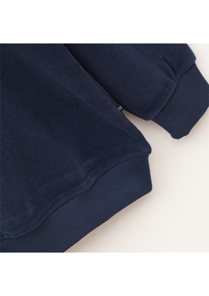 Erkek Triko Uzun Kol Ince Polo Yaka Sweatshirt - DS-3001 - Marine modelleri