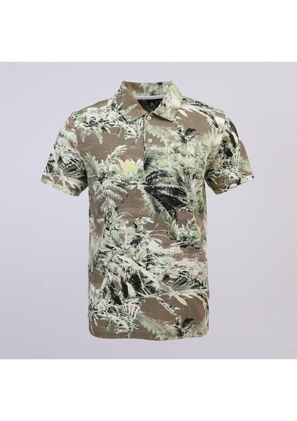 Erkek Polo Yaka Kısa Kol Tişört - (M-2xl) - PLD-467 - Haki