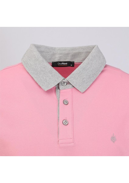 Erkek Kısa Kol Polo Yaka Tişört - PL-483 - Pembe fiyatları