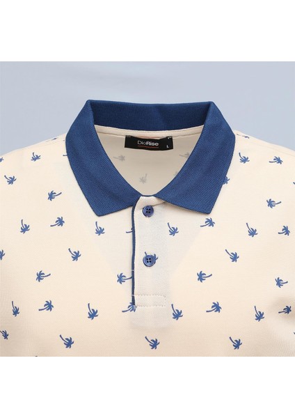 Erkek Kısa Kol Polo Yaka Tişört - PLE-377 - Bej fiyatları