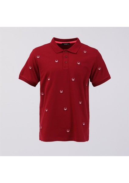 Erkek Kısa Kol Polo Yaka Tişört - PL-472 - Bordo