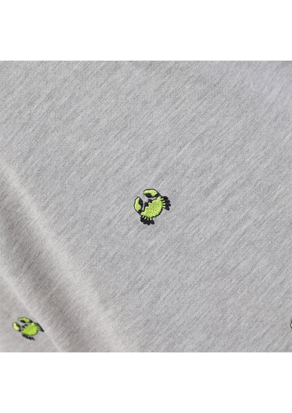 Erkek Kısa Kol Polo Yaka Tişört - PL-472 - Gri Melanj modelleri