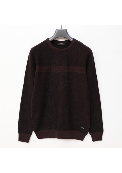 Erkek O Yaka Kısa Kol Kazak - (M-2xl) - 180973 - Siyah