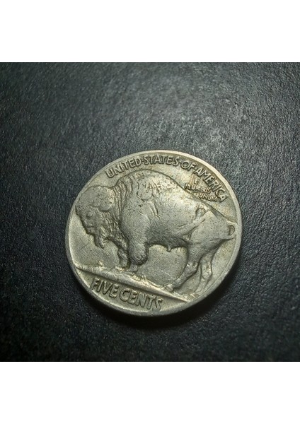 39963681A48CADDD1A 1935 Kızılderili Buffalo 5cent Ççt+ Eski Yabancı Madeni Para