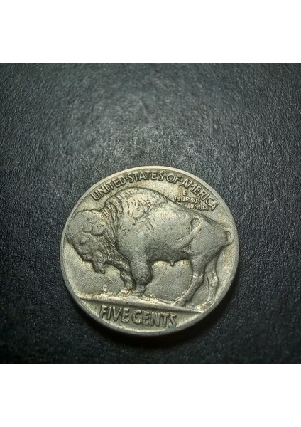 39963681A48CADDD1A 1935 Kızılderili Buffalo 5cent Ççt+ Eski Yabancı Madeni Para