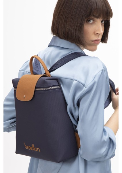 Kadın Bnt Sırt Çantası - Lacivert/camel fiyatları