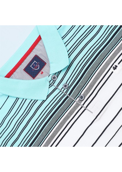 Erkek Polo Yaka Kısa Kol Tişört - (M-2xl) - CZT-158 - Lacivert - Turkuaz fiyatları