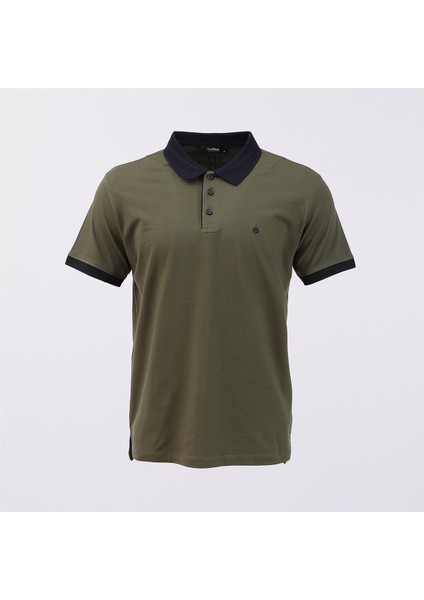 Erkek Kısa Kol Polo Yaka Tişört - PL-485 - Haki