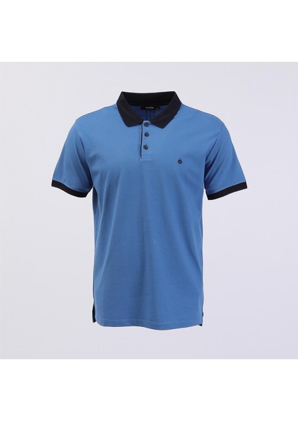 Erkek Kısa Kol Polo Yaka Tişört - PL-485 - Saks