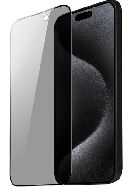 iPhone 15 Pro Max ”ESD ANTI-STATIC” Gizli Hayalet Cam Ekran Koruyucu