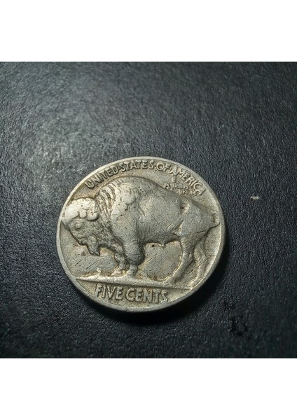 39963681A4936ADA3C 1937 5cent Kızılderili-Bufalo Ççt+ Eski Yabancı Madeni Para