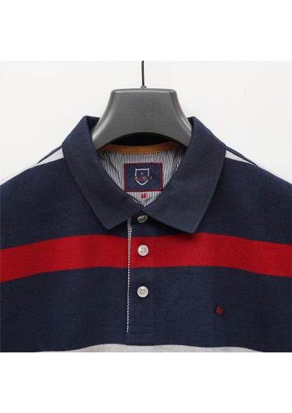 Erkek Uzun Kol Ince Polo Yaka Tişört - CZT-102 - Lacivert fiyatları