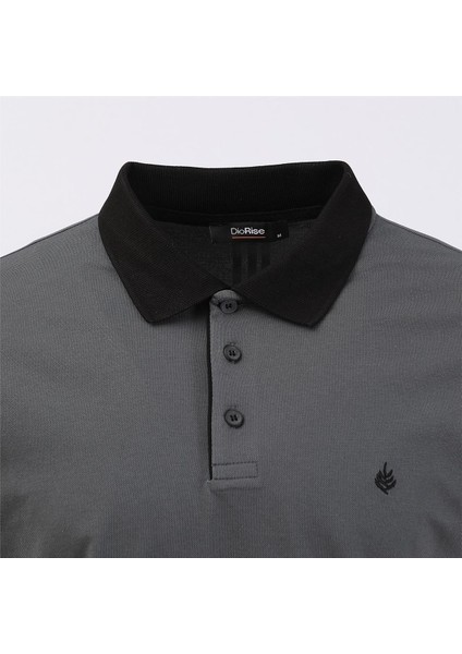 Erkek Kısa Kol Polo Yaka Tişört - PL-485 - Füme fiyatları