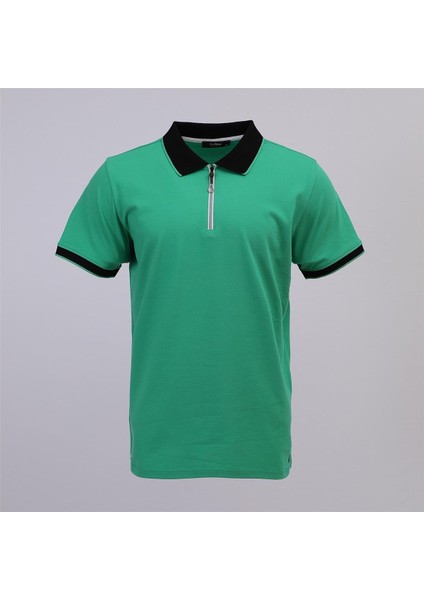 Erkek Kısa Kol Polo Yaka Tişört - PL-502 - Yeşil