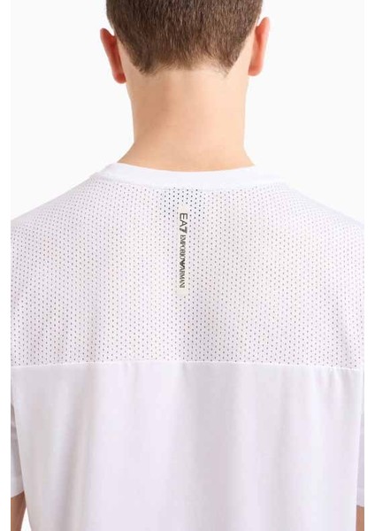 Erkek Ea7 Bisiklet Yaka T-Shirt - Beyaz modelleri