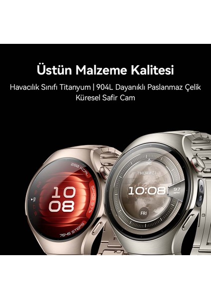 Watch 5 42MM (Huawei Türkiye Garantili) - Amber Titanyum
