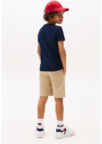 Erkek Çocuk Th Pique Yama Cepli T-Shirt - Lacivert modelleri