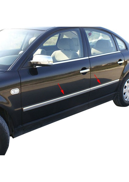 Vw Passat 3b Krom Yan Kapı Çıtası 4 Prç 1998-2005