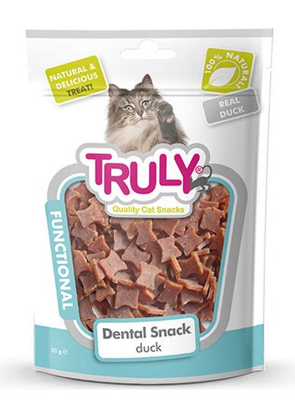 Dental Bakim Ördekli Kedi Ödülü 50 gr x 4 Adet Ynsmr