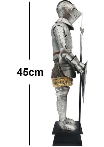 Zırhlı Metal Şovalye Figürü 45cm fiyatları