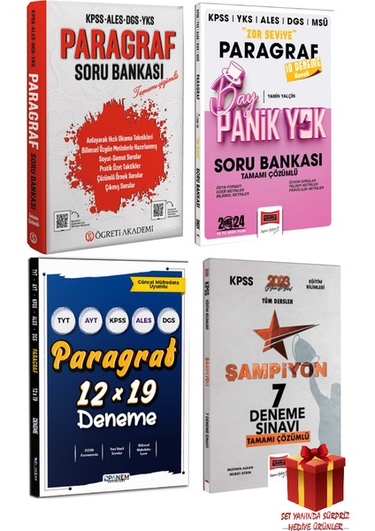 2023 Paragraf Soru Bankası+Paragraf Soru B+Yargı Eğitim Deneme+Paragraf D fiyatları