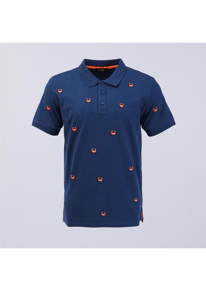 Erkek Kısa Kol Polo Yaka Tişört - PL-472 - Marine