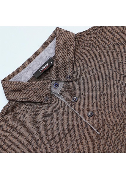 Erkek Polo Yaka Kısa Kol Yazlık Tişört - (M-2xl) - DJS-273 - Toprak fiyatları
