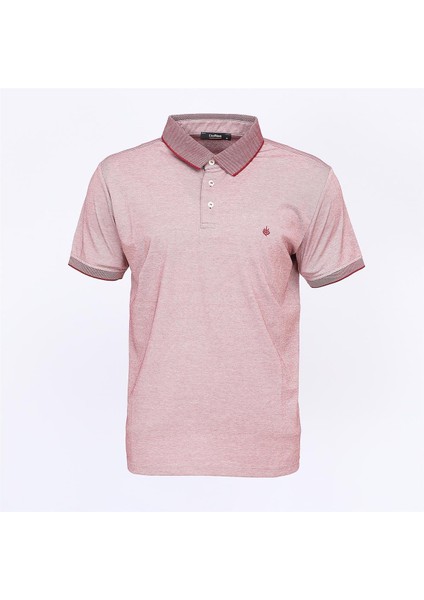 Erkek Kısa Kol Polo Yaka Tişört - IP-200 - Bordo