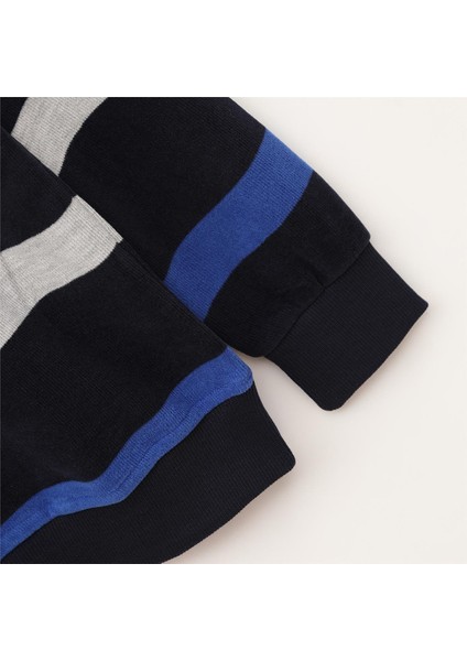 Erkek Uzun Kol Ince Polo Yaka Tişört - CZT-101 - Marine modelleri