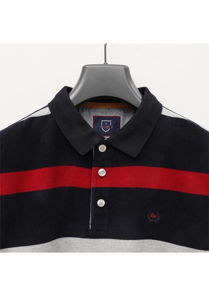 Erkek Uzun Kol Ince Polo Yaka Tişört - CZT-102 - Marine fiyatları