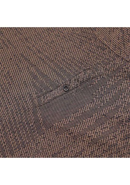 Erkek Polo Yaka Kısa Kol Tişört - (M-2xl) - DJS-273 - Toprak indirimleri