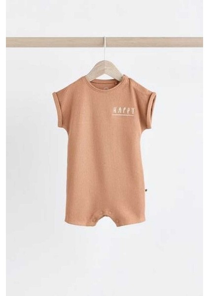 Pamuklu Krem Yıldız Desenli 3’lü Romper Set fırsatları