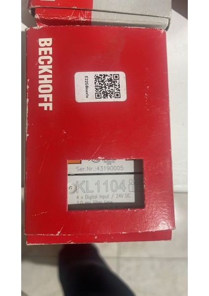 KL1104 | Bus Terminali, 4 Kanallı Dijital Giriş, 24 V Dc, 3 Ms, 2/3 Kablolu Bağlantı