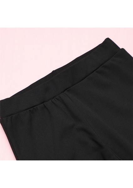 Kız Çocuk Şardonlu Kalın Tayt - 41515 - Siyah fiyatları