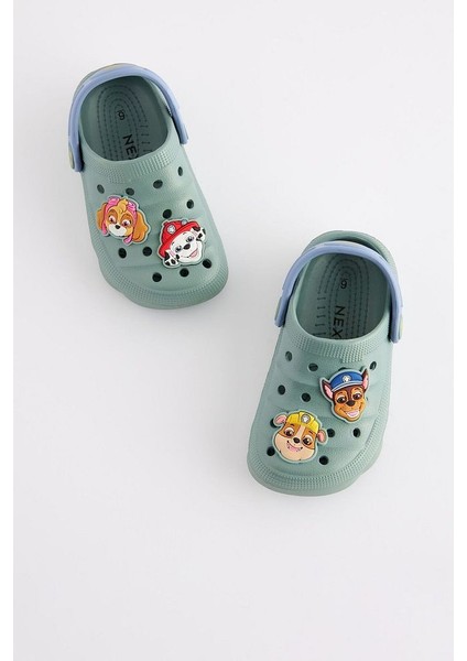 Yeşil Paw Patrol Desenli Terlik