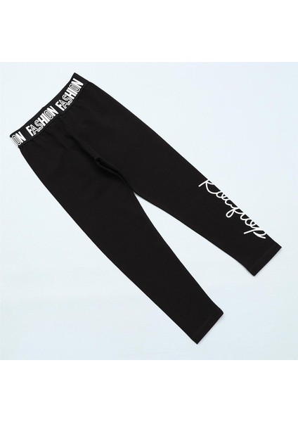 Kız Çocuk Ince Tayt - 41524 - Siyah